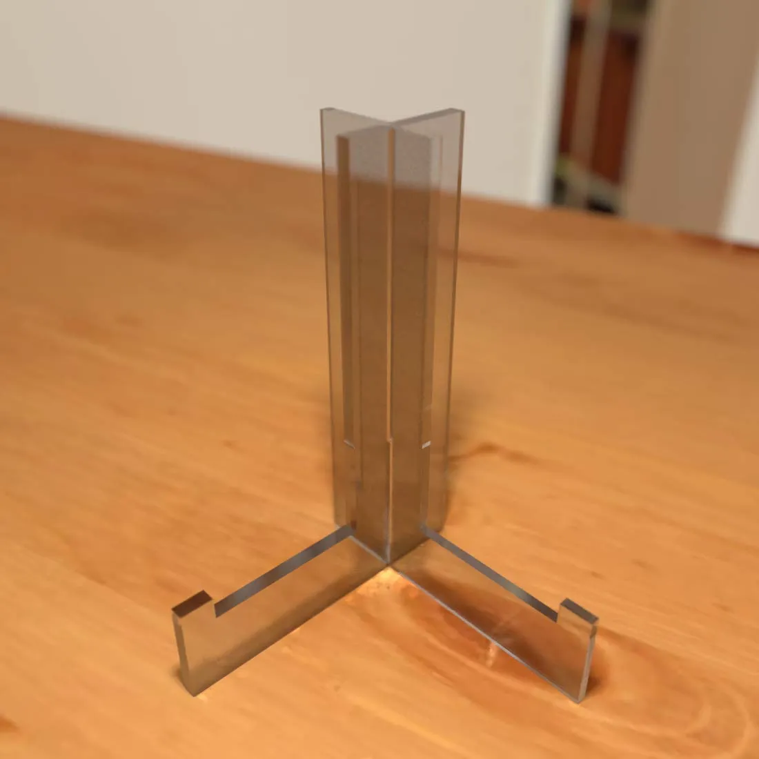 100yellow® Acrylic Photo Frame Stand |10 x 3 x 14 cm |Transparent