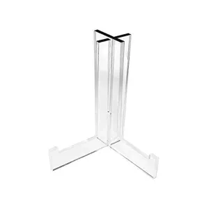 100yellow® Acrylic Photo Frame Stand |10 x 3 x 14 cm |Transparent