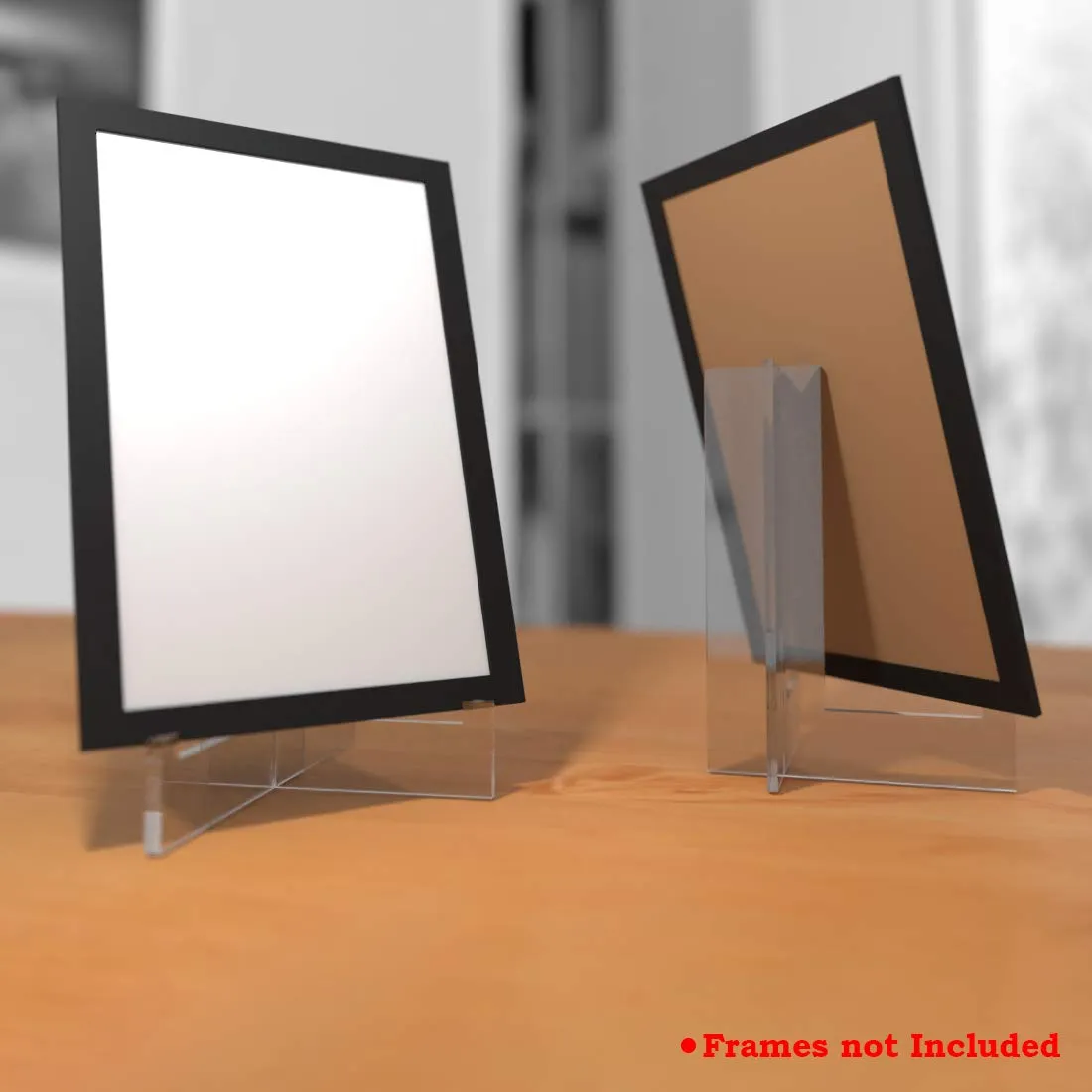 100yellow® Acrylic Photo Frame Stand |10 x 3 x 14 cm |Transparent