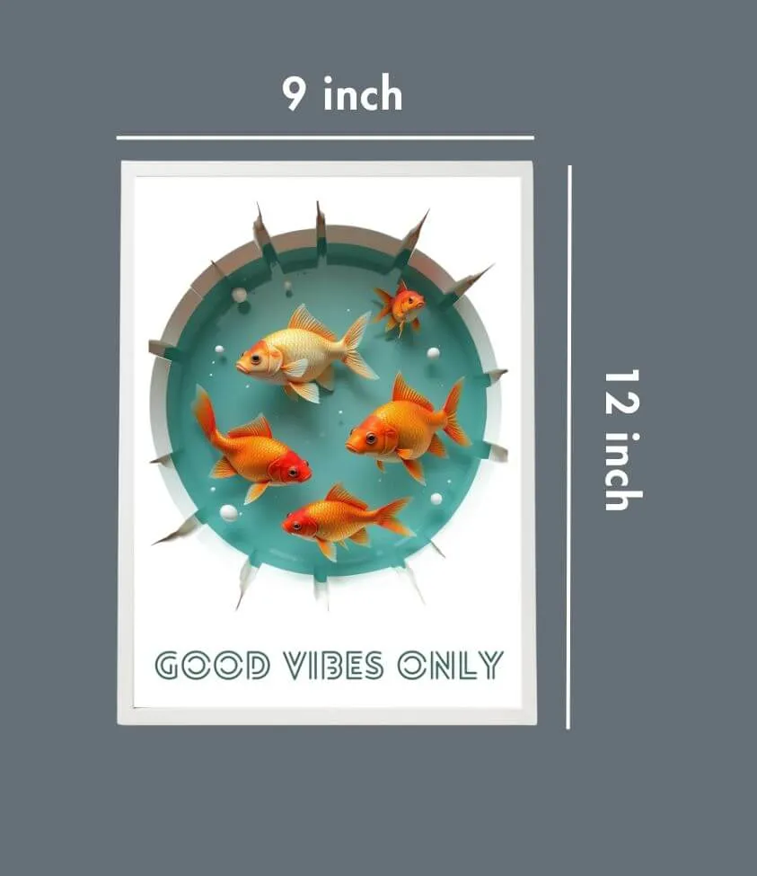 3D | fish | art frame