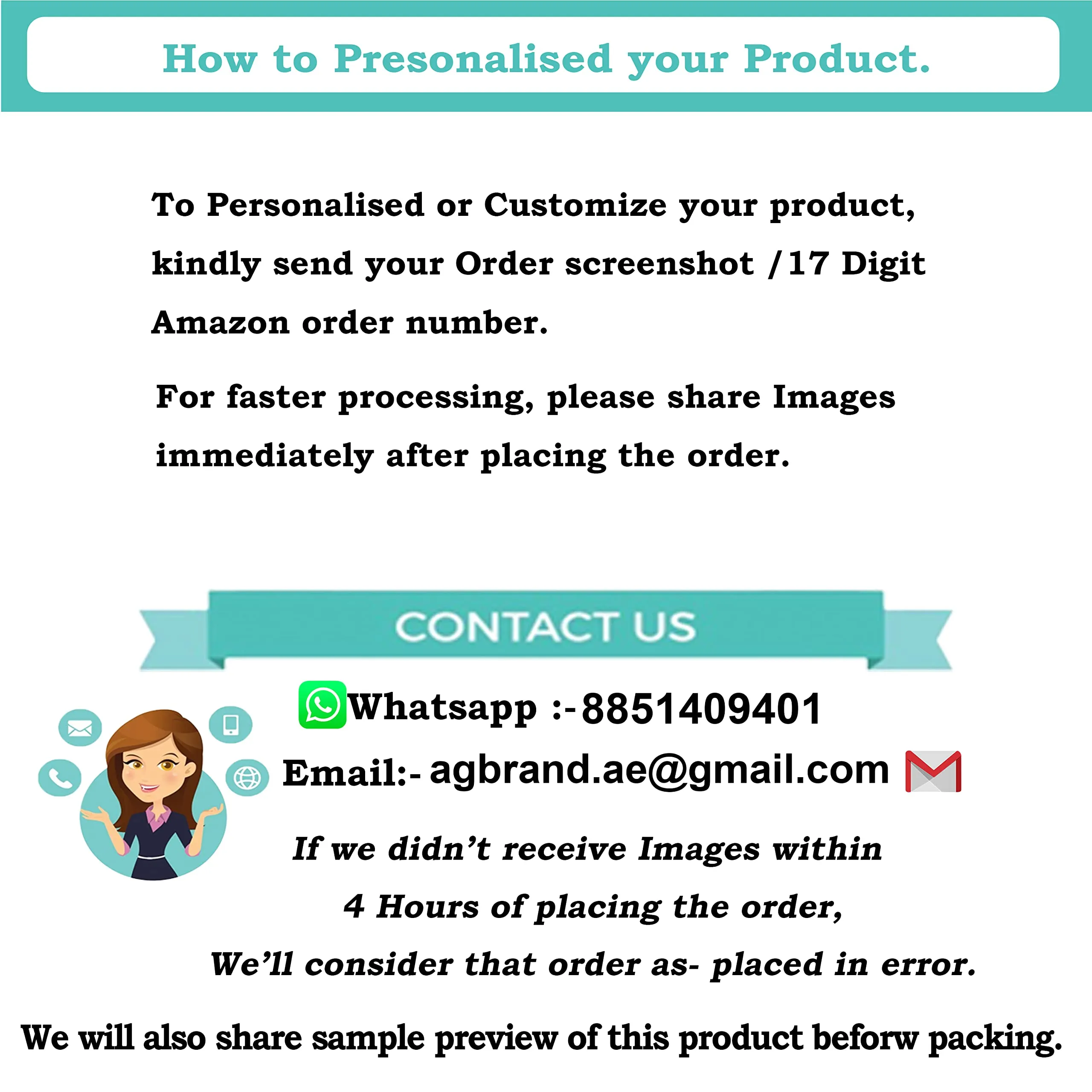 AG BRAND 12 Photos Customized Frame with Name Collage | Customized Gift for anniversary, birthday and other functions Frame with Name 12 x 18 inch