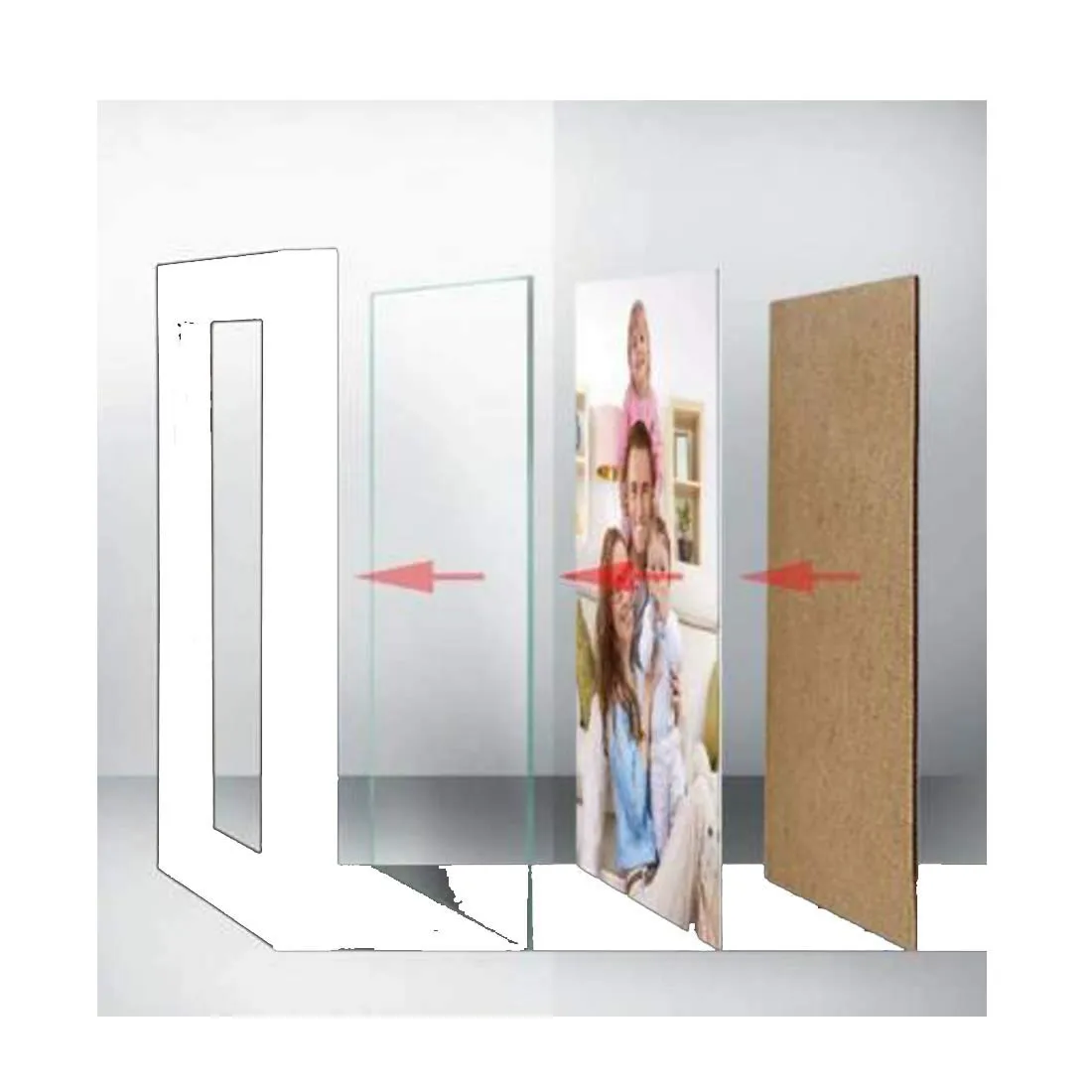 AG Crafts™ Wood A4 Picture Photo Frame (Pack Of 3) (White)