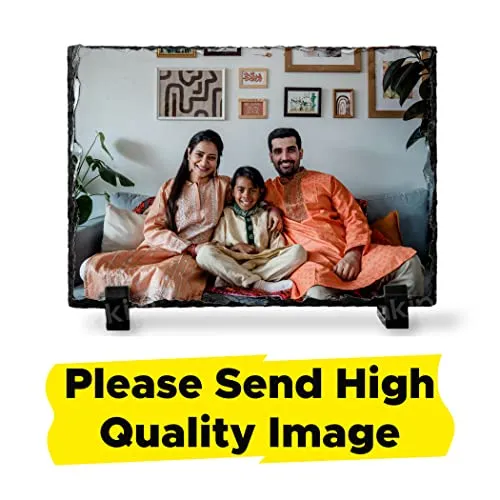Akipi Customized 5x7 Tabletop Photo Frame With Your Picture - Personalized Gift for Any Occasion - Anniversary, Birthday, Wedding, ARS019 (Pack of 1)