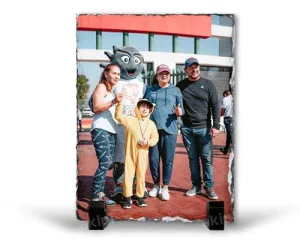 Akipi Customized 5x7 Tabletop Photo Frame With Your Picture - Personalized Gift for Any Occasion - Anniversary, Birthday, Wedding, ARS019 (Pack of 1)