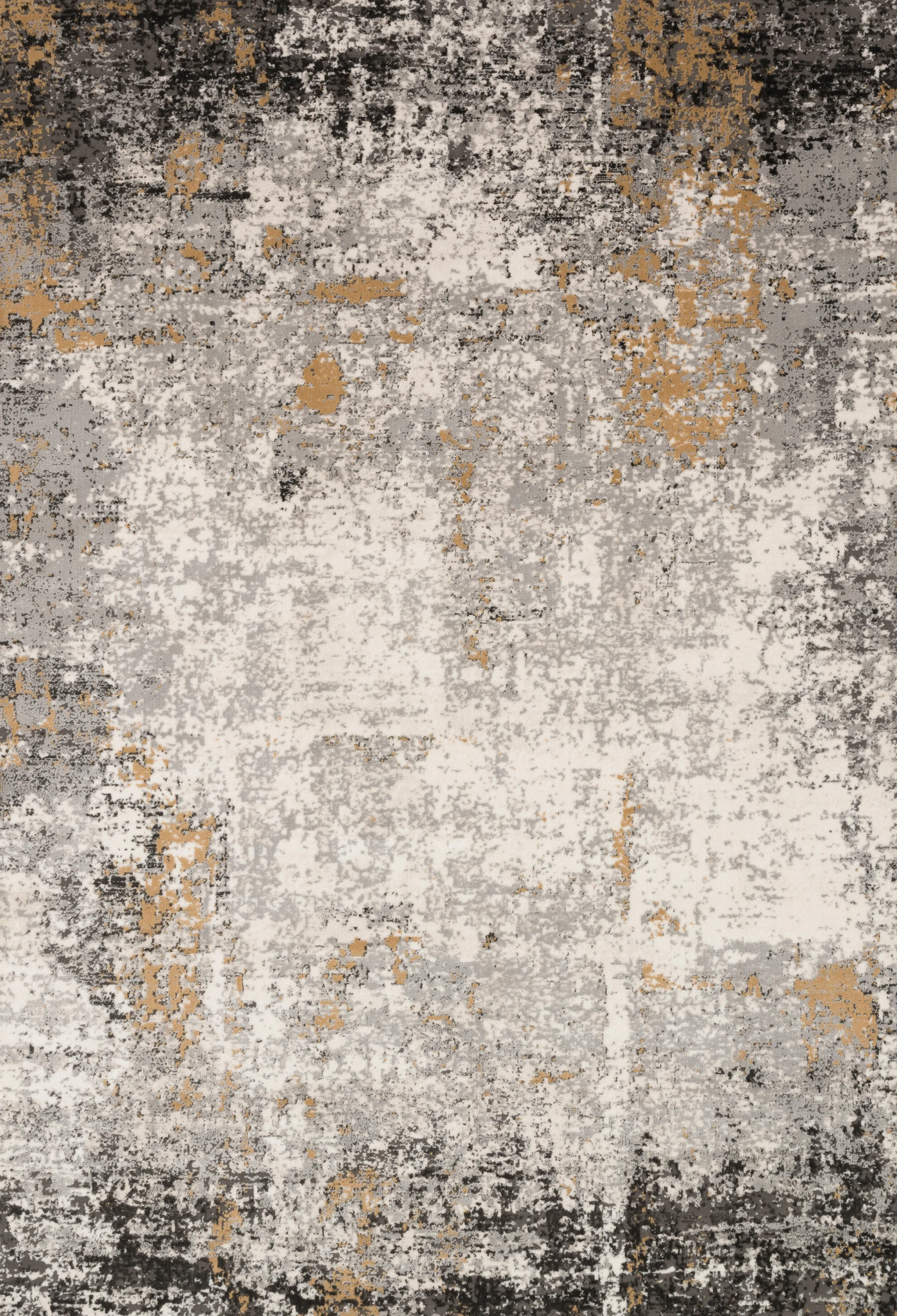Alchemy Rug in Granite & Gold