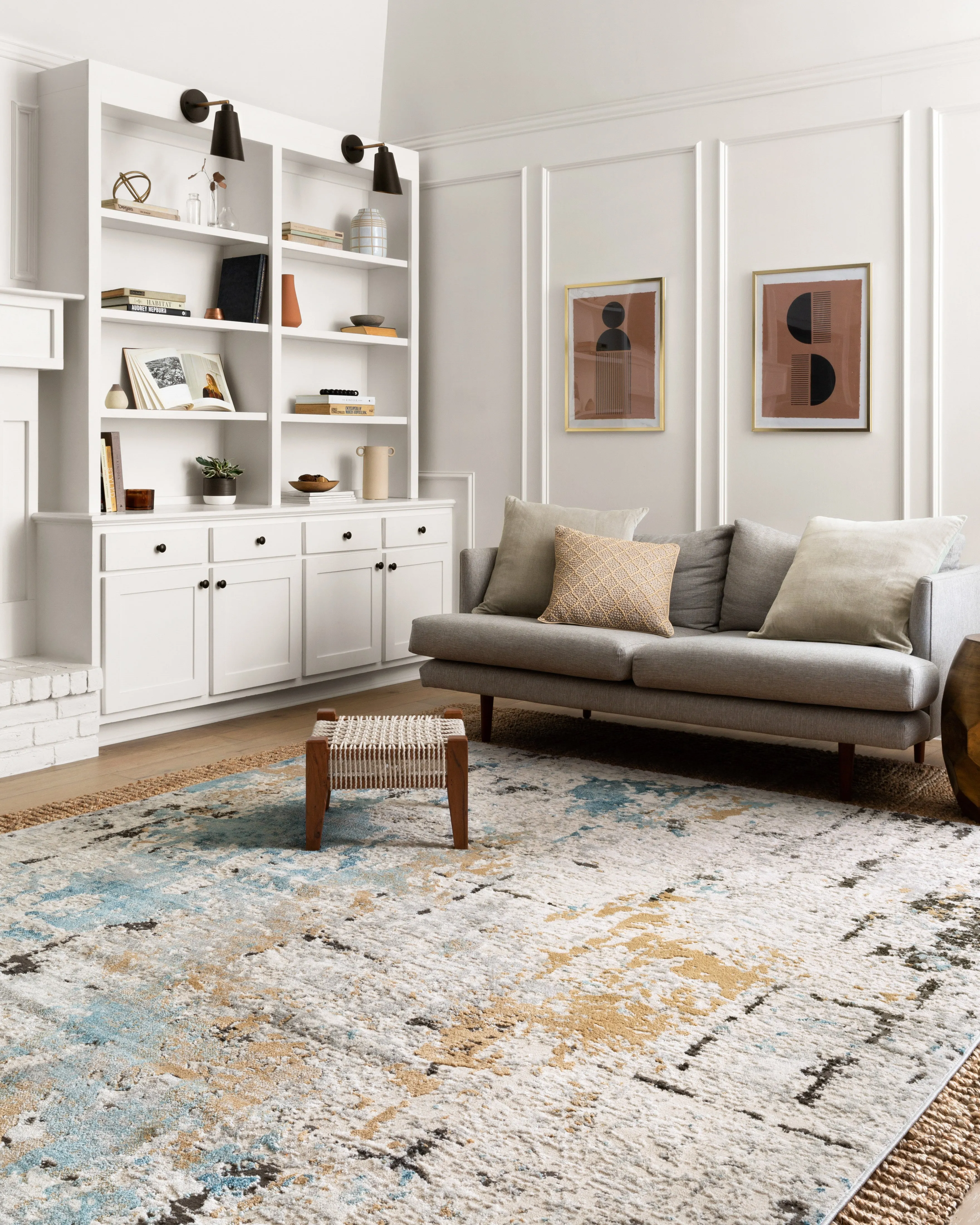 Alchemy Rug in Stone & Slate