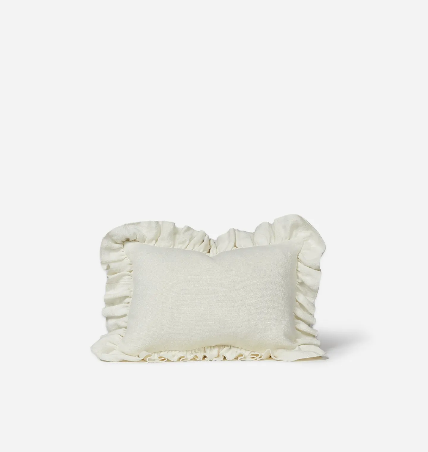 Anika Ruffle Lumbar Pillow 14" x 20"