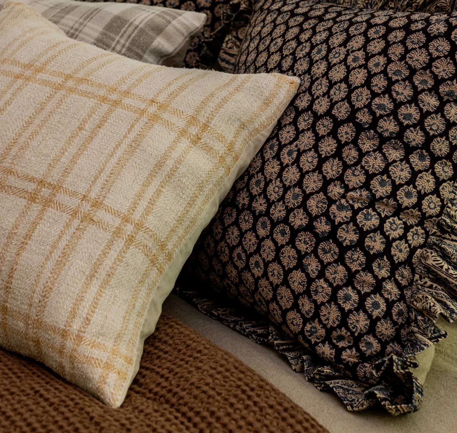 Anika Ruffled Pillow