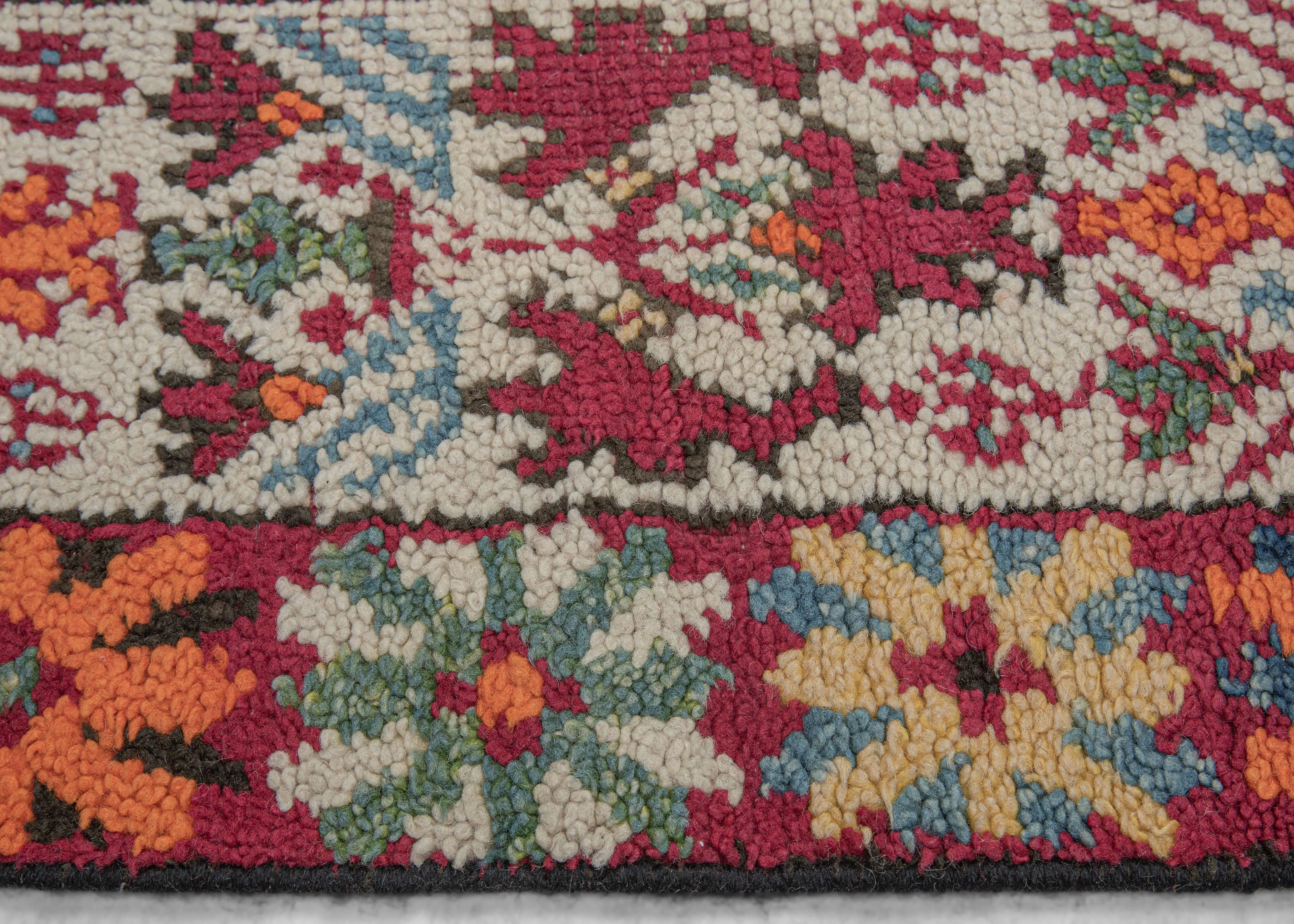 Antique Moroccan Rabat Rug - 5'8 x 11'10