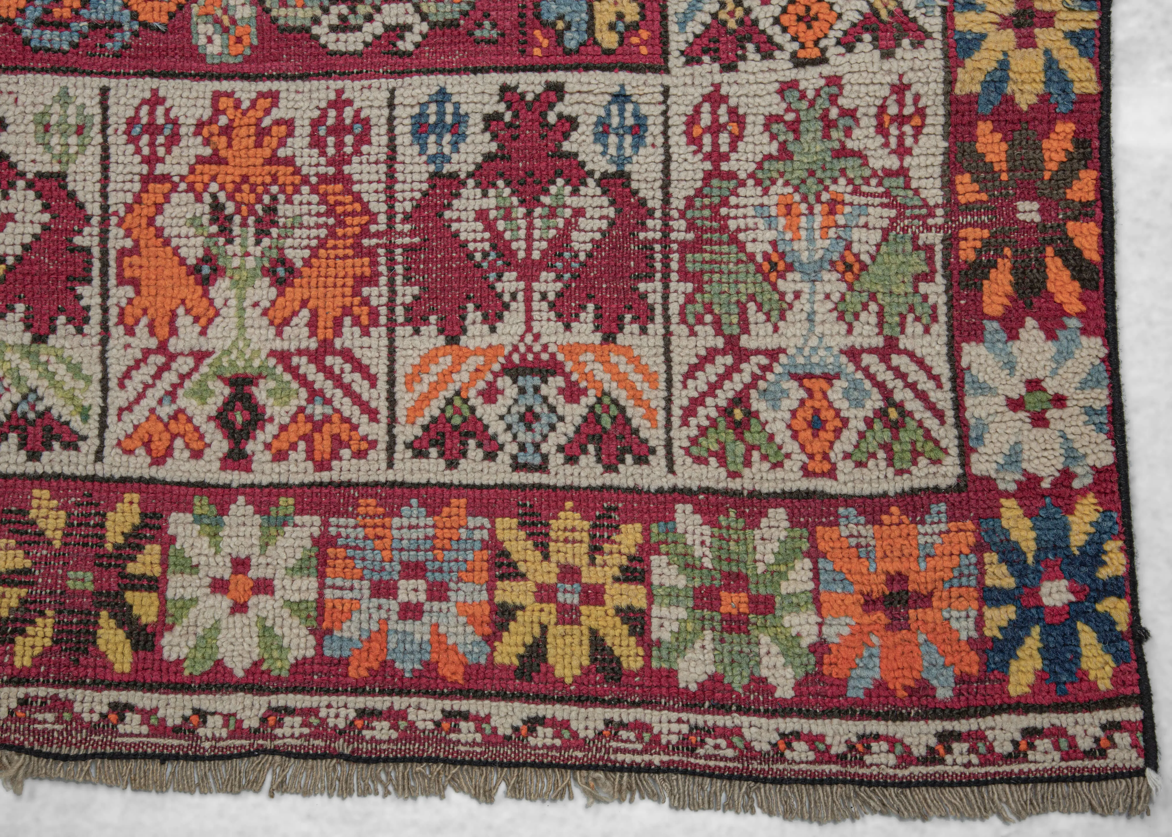 Antique Moroccan Rabat Rug - 5'8 x 11'10