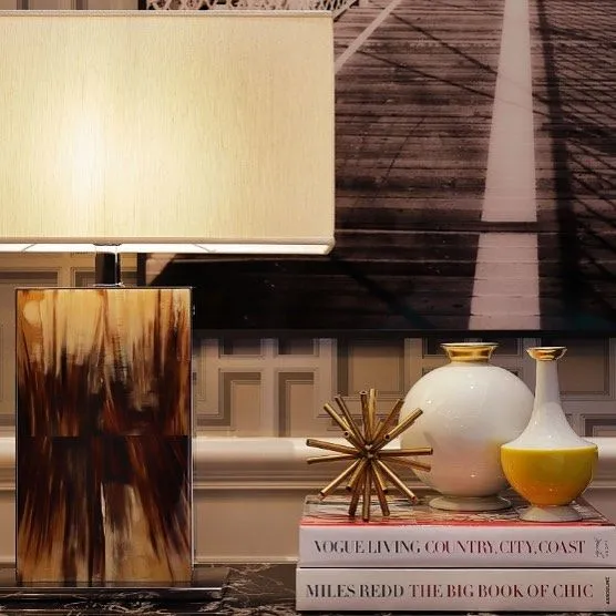 Arca Horn Rectangular Table Lamp