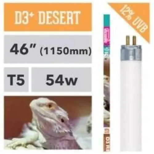 Arcadia D3  High Output HO T5 Fluorescent Lamp 12% UVB Bulb Desert Lamp Reptile Light