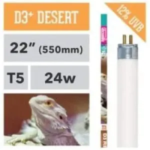 Arcadia D3  High Output HO T5 Fluorescent Lamp 12% UVB Bulb Desert Lamp Reptile Light