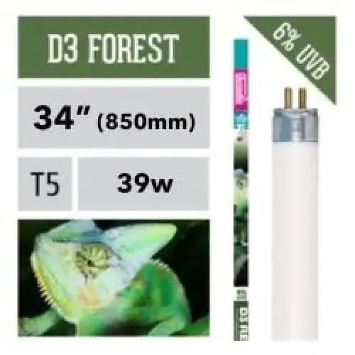Arcadia D3  High Output HO T5 Fluorescent Lamp 6% UVB Bulb Forest Lamp Reptile Light