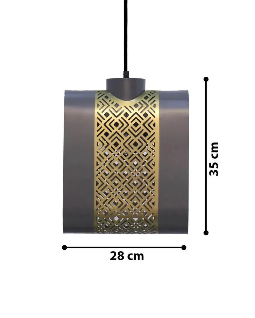 Arin Mesh Wide Hanging Lamp | 11 x 4 x 14 inches