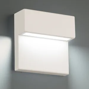 Balance LED Outdoor Wall Light in White