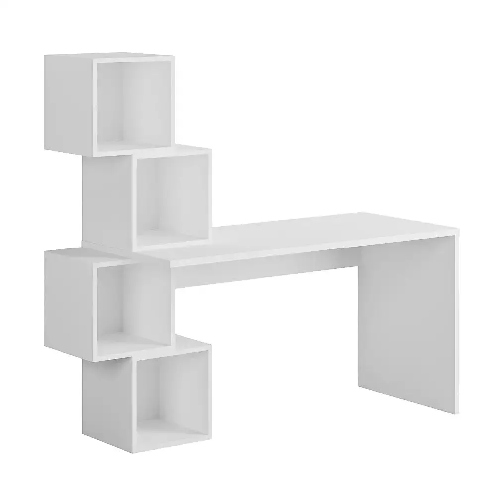 Balance Modern Desk With Shelves 153.5cm