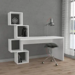 Balance Modern Desk With Shelves 153.5cm
