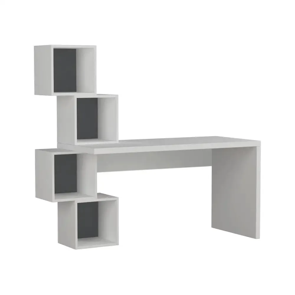 Balance Modern Desk With Shelves 153.5cm