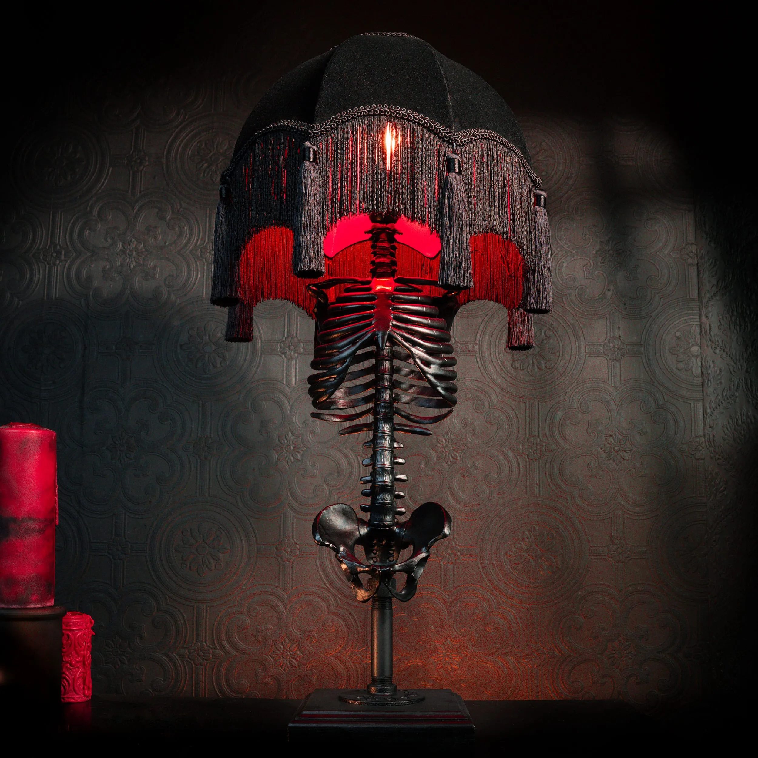 Baroque Skeleton Lamp - Urszula Edition by The Blackened Teeth