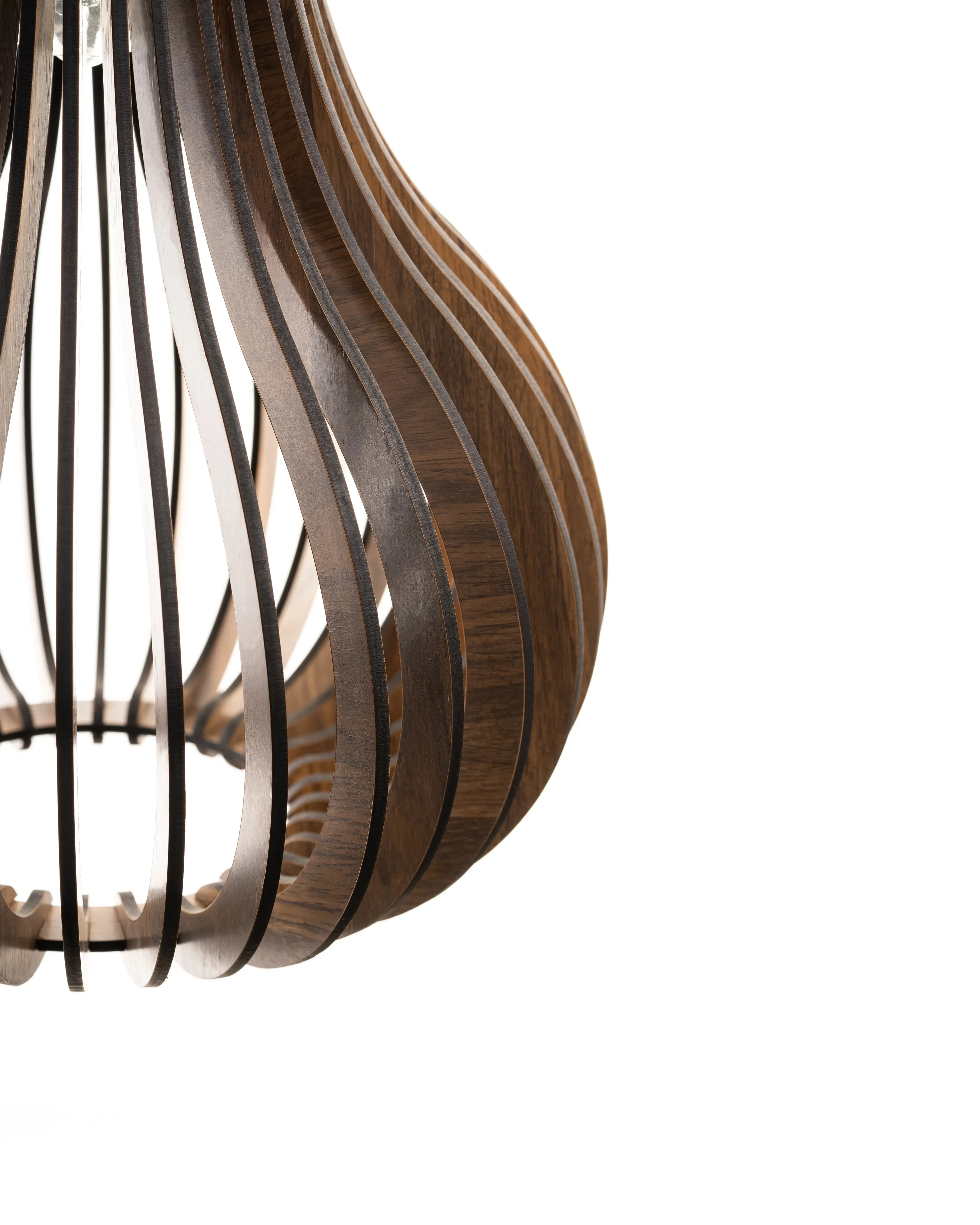 Barua  Ceiling Pine Wood Lamp