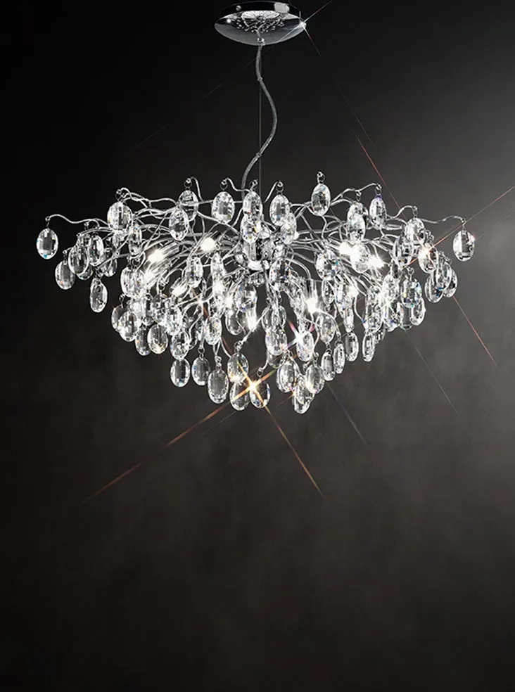 Beckham 12/13/15/21 Light Pendant - Chrome Finish