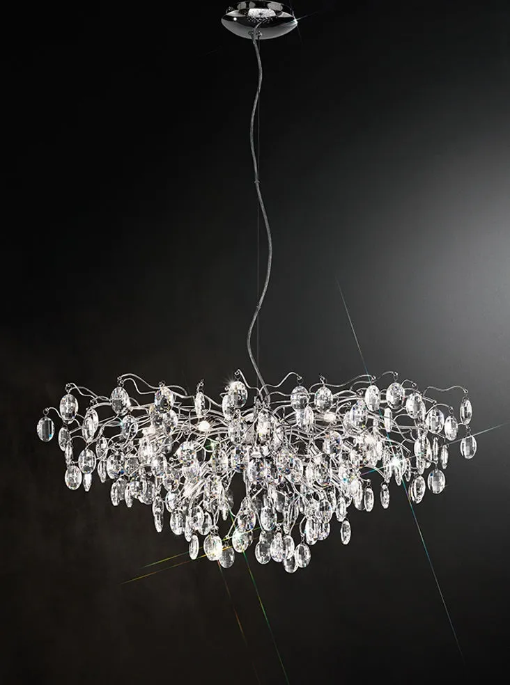 Beckham 12/13/15/21 Light Pendant - Chrome Finish