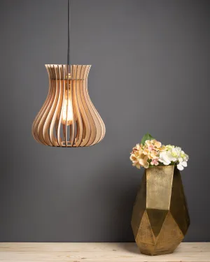 Belle Birch Wood Ceiling Lamp