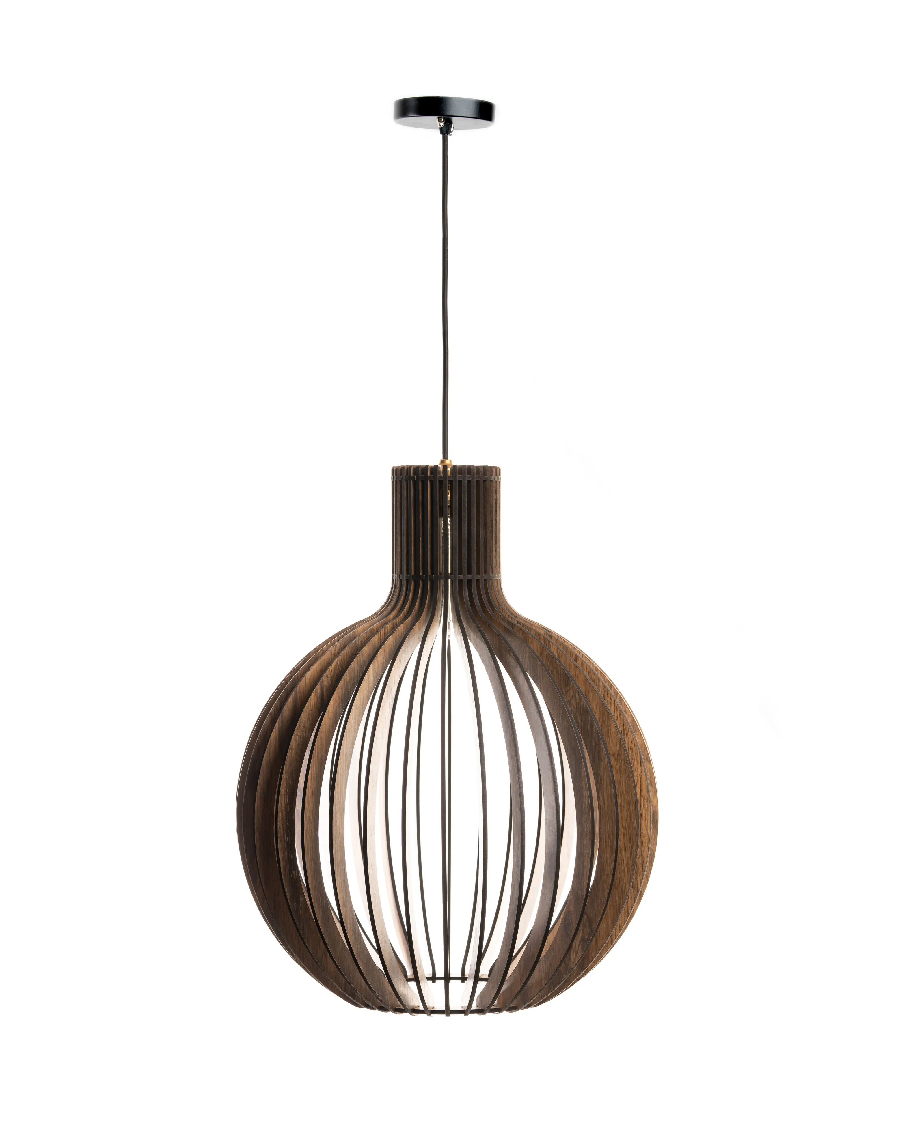 Bongo  Ceiling Pine Wood Lamp