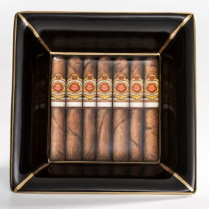 Cigars Square Trinket Tray