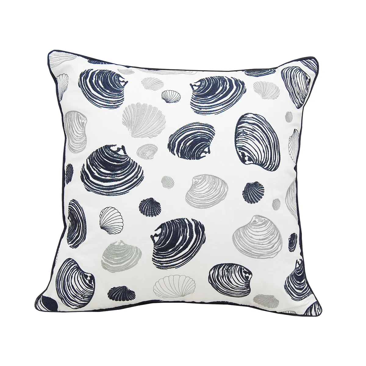 Clam Pattern Indoor Outdoor Pillow