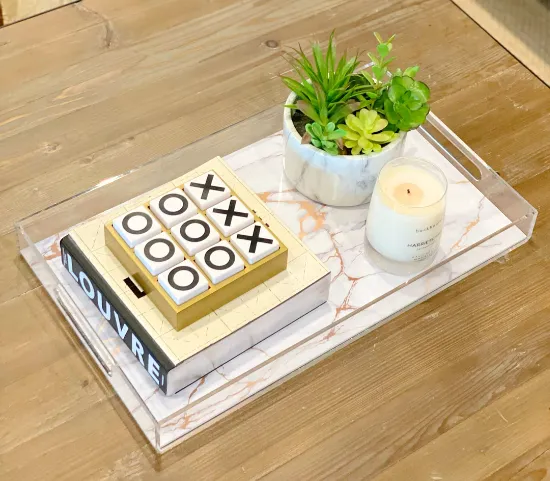 Clear Acrylic Serving Tray