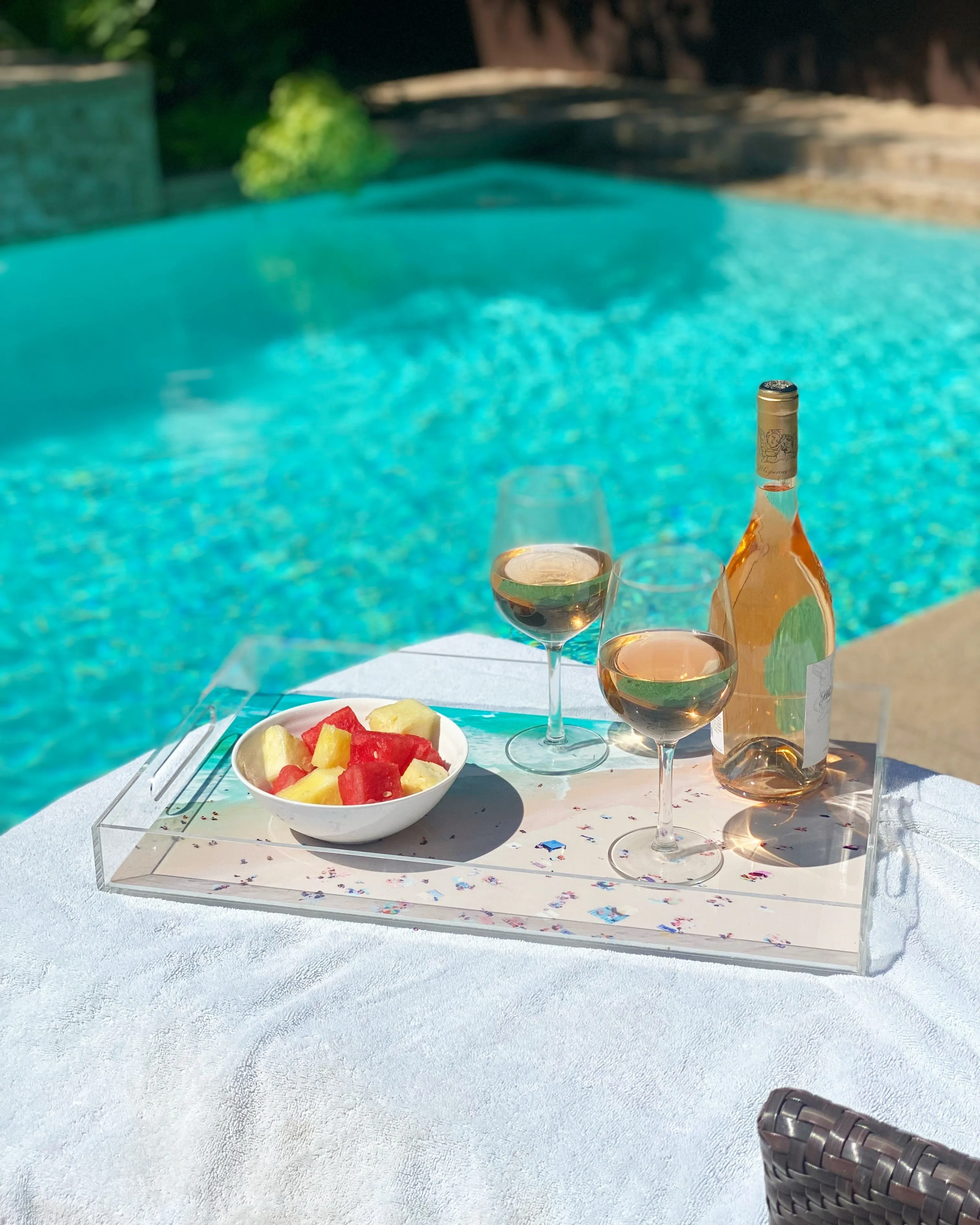 Clear Acrylic Serving Tray