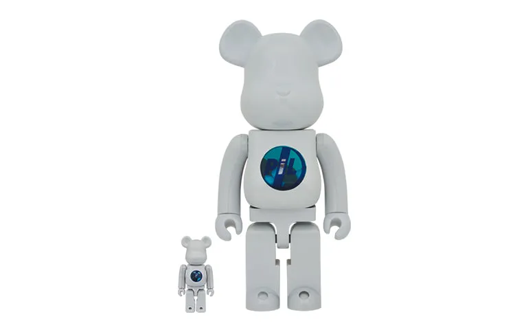 Collectible doll Be@rbrick Bearbrick PiL 100% and 400% Chrome Ver.