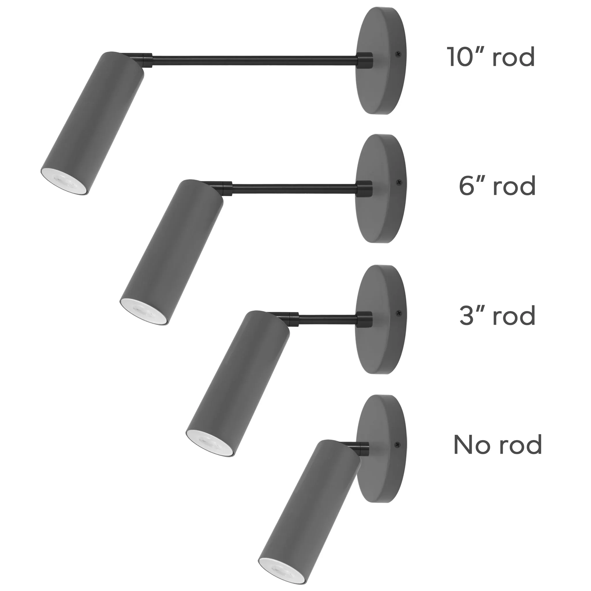 Color Reader Plug-In Sconce - 6" Arm