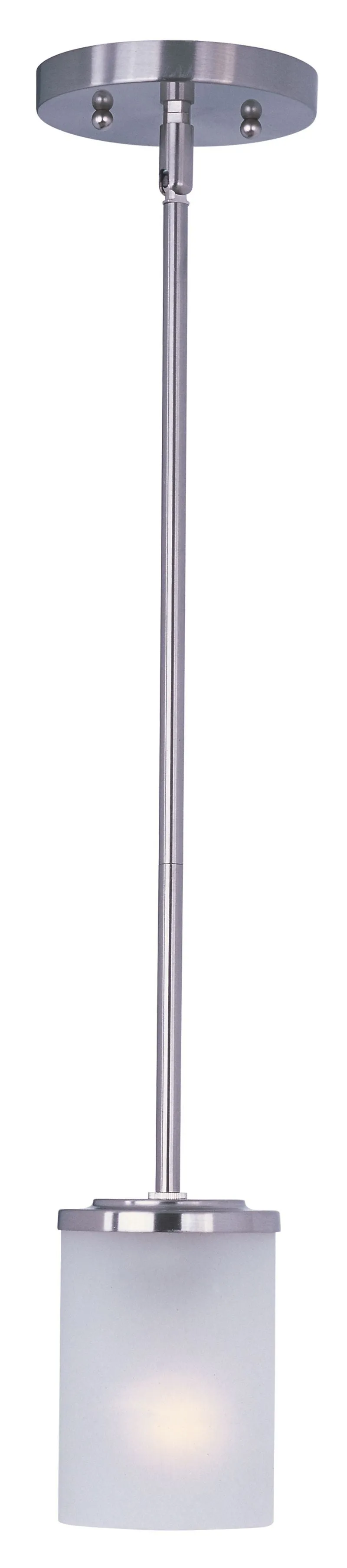 Corona 5" Single Light Mini-Pendant in Satin Nickel