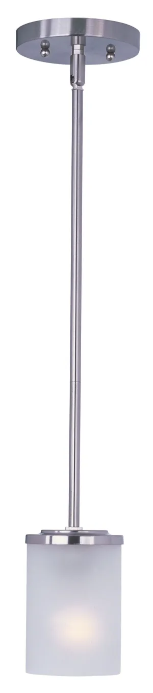 Corona 5" Single Light Mini-Pendant in Satin Nickel
