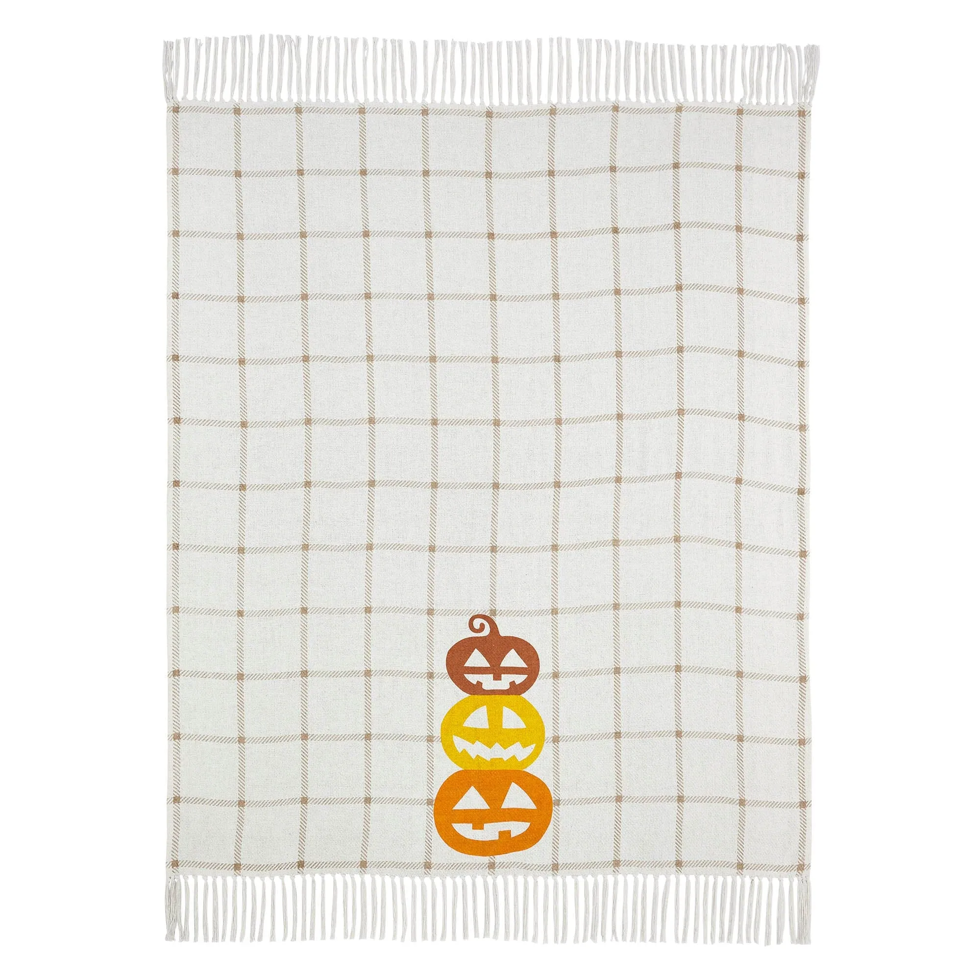 Country Halloween Woven Throw