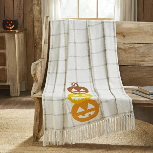 Country Halloween Woven Throw