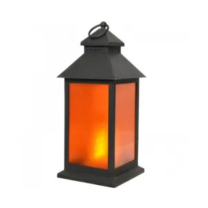 Decoris LED Flame Effect Lantern