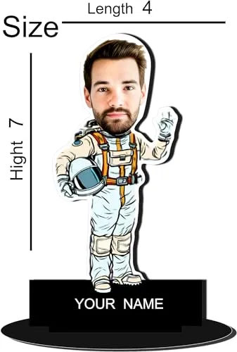 DON'T JUDGE ME Gifts Personalized Caricature Astronaut- (Men)