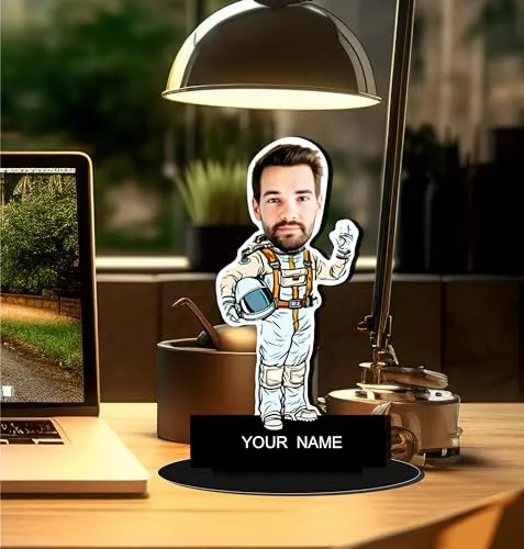 DON'T JUDGE ME Gifts Personalized Caricature Astronaut- (Men)