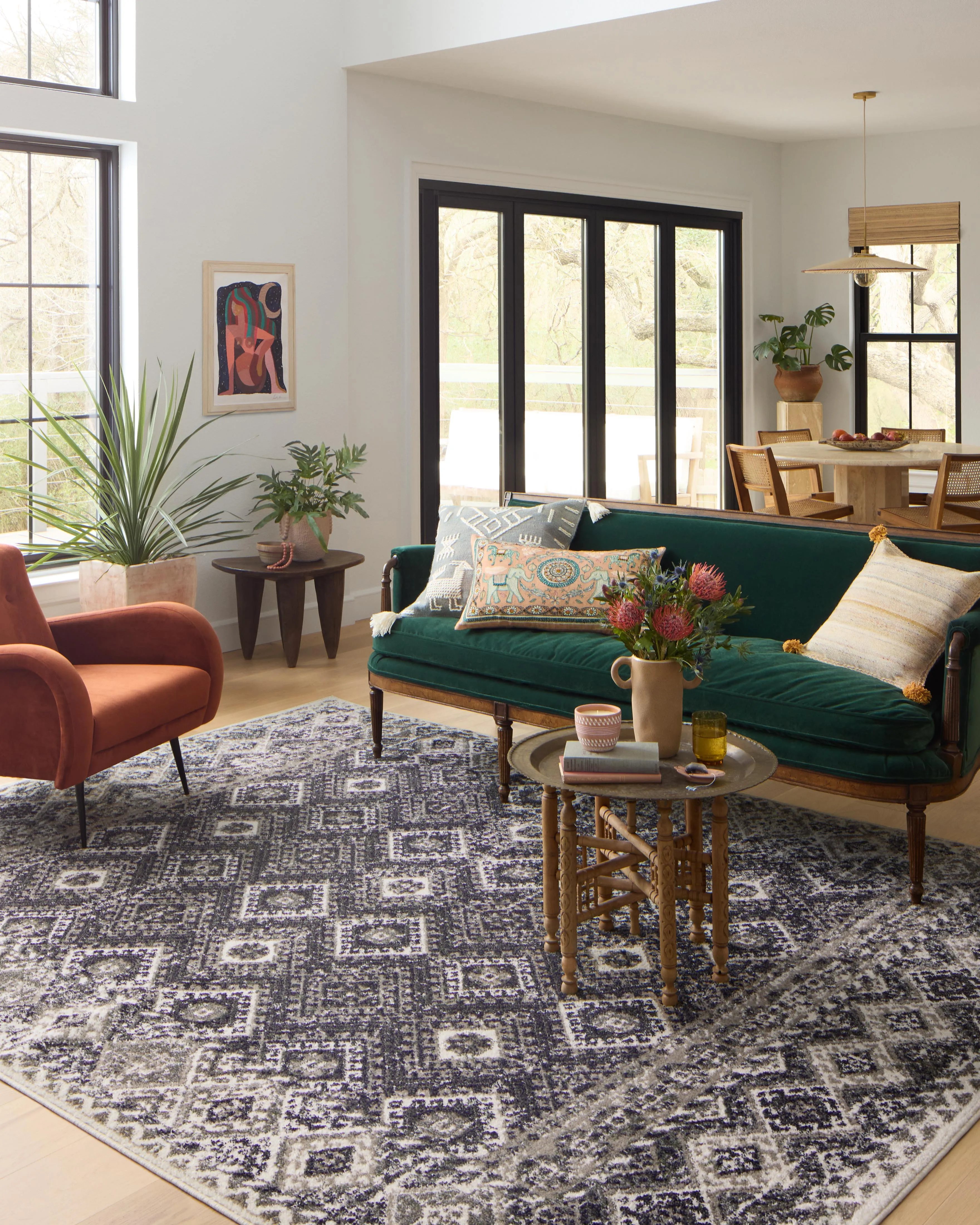 Eila Rug in Ivory & Granite
