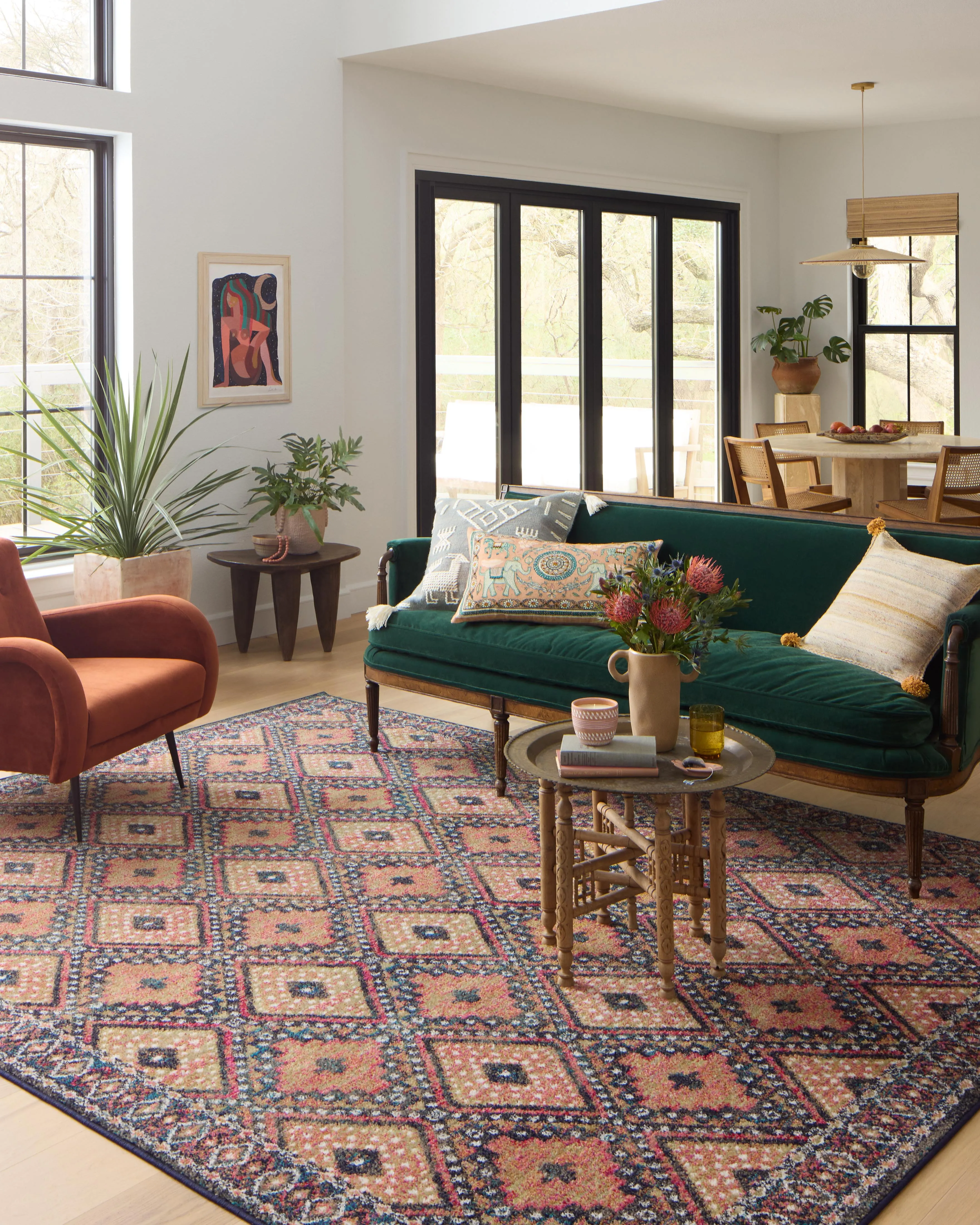 Eila Rug in Sunset & Multi