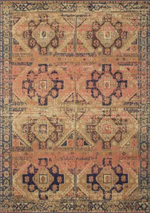 Eila Rug in Tangerine & Multi