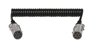 Electric Trailer Coil 24N, 7 Pole Thin Wall Cable