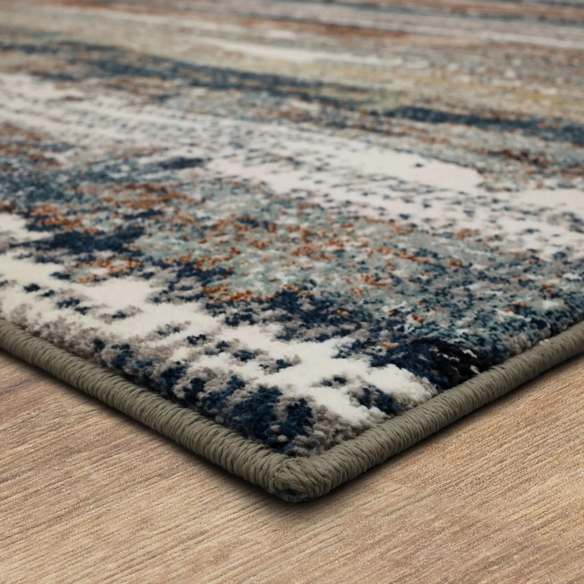 Epiphany 92204 60129 Colorful Waves Robin Egg Blue Rug