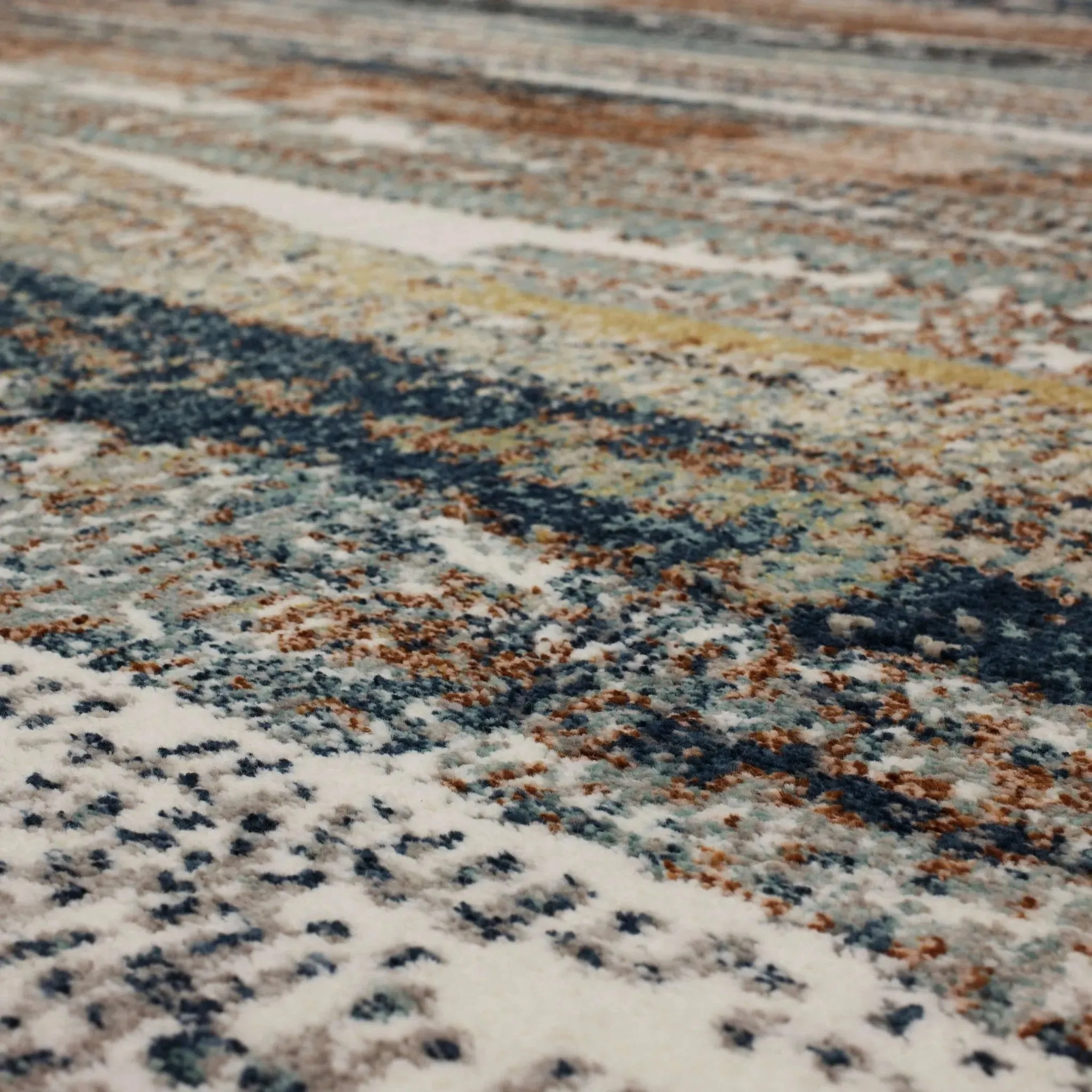Epiphany 92204 60129 Colorful Waves Robin Egg Blue Rug