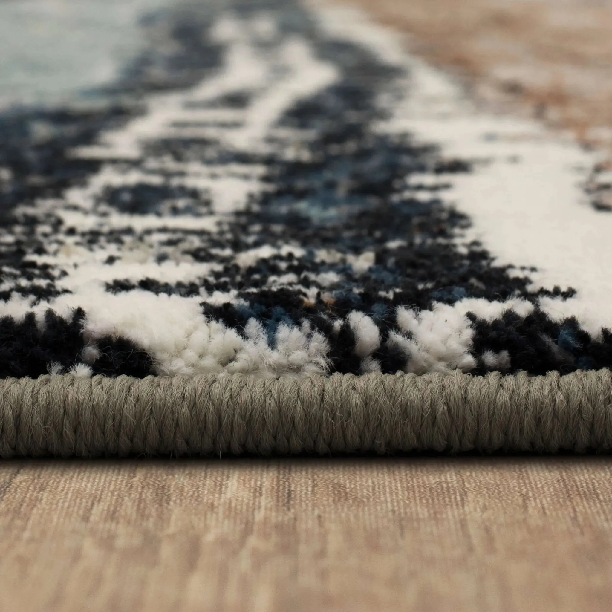 Epiphany 92204 60129 Colorful Waves Robin Egg Blue Rug