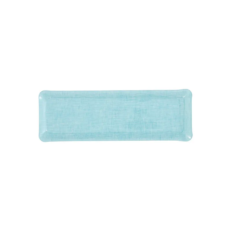 Fabric Tray Oblong Aquamarine